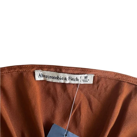 Abercrombie Satin Tie-Front Camisole - Picture 4 of 5